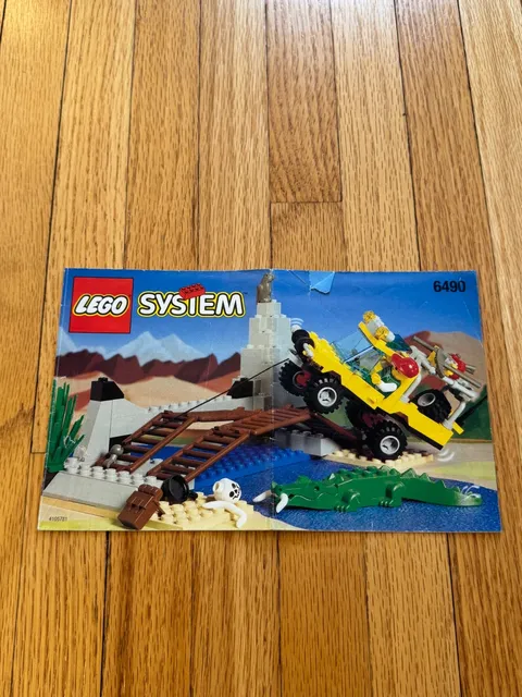 Lego Town Amazon Crossing (6490) Instruction Booklet Only