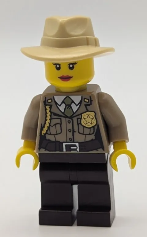 Lego DETECTIVE SWAMP POLICE Female City Collectible Minifigure 5004424 col274