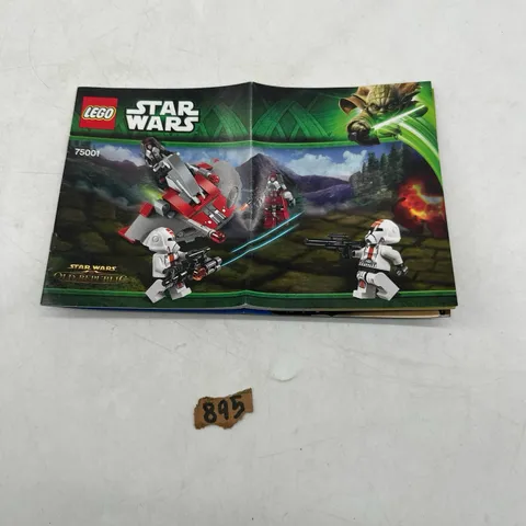 Lego Star Wars 75001 Republic Troopers vs. Sith Troopers Instruction Manual Only