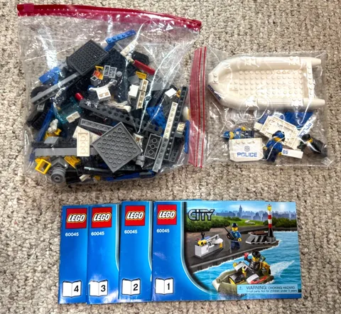 LEGO 60045 City Police Police Patrol - 100% complete & manual