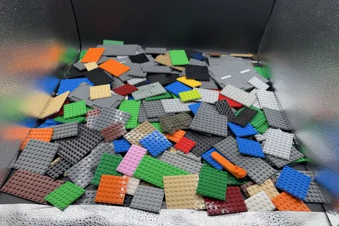 LEGO Platform Plates Baseplates Lot Multicolor Random Assortment Multiple Sizes