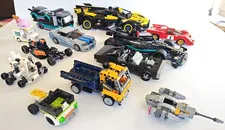 LEGO HUGE BUNDLE 12 CARS & TRUCKS about 95% Complete