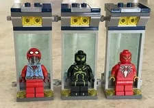 Lego 76175 Attack Spider Lair Minifigure Set Stealth Big Time Suit Peter Parker