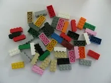 50 2x4 Brick, All Lego, very good condition, Used