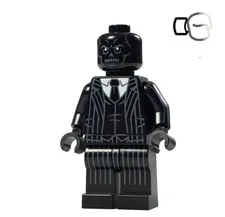 Lego DC - Excelsior Custom - Black Mask Obsidian Crown Minifigure Black Variant