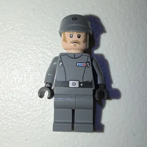 LEGO Star Wars Imperial Officer Grey Minifigure / Pre Used