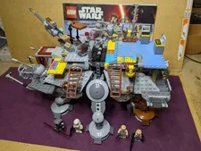 Lego star wars 75157 Captain Rex's AT-TE incomplete missing Rex with manual