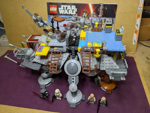 Lego star wars 75157 Captain Rex's AT-TE incomplete missing Rex with manual