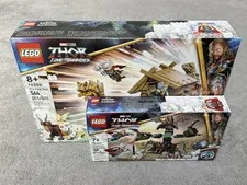 LEGO Marvel Thor Love & Thunder (76207, 76208) New & Sealed