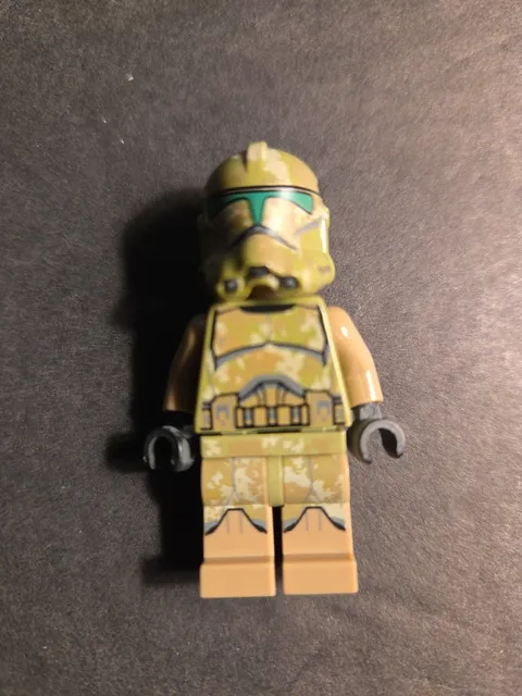Lego Minifigure Star Wars Clone Scout Trooper 41st Elite Helmet