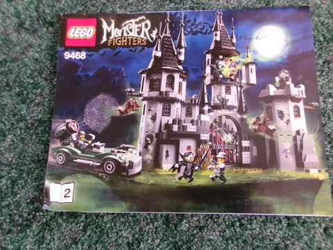 Lego Monster Fighters Vampyre Castle 9468 Used Instruction Manual #2 Only