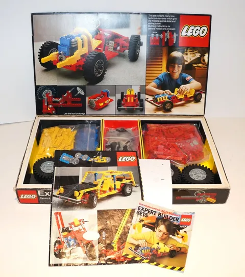 Vintage 1978 LEGO Expert Builder 956 Auto w/ Box & Instructions Nearly Complete