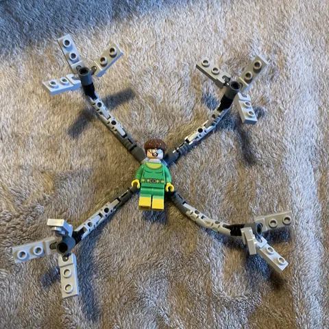 Lego Spider-Man Doc Ock Minifigure Sh0284 76059 Tentacle Trap Super Heroes 