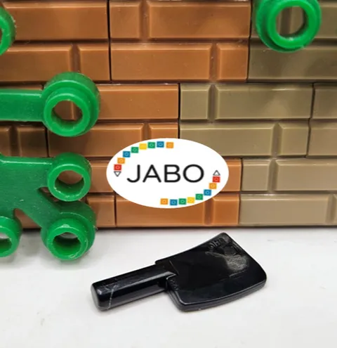(S12 / 1 / 20) LEGO 98369 Utensil Cleaver Hatchet Black