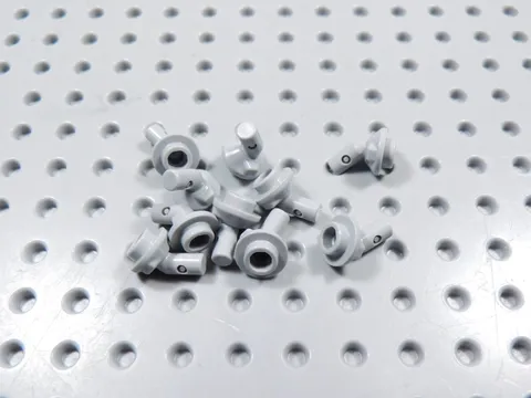 LEGO Lot of 10 Light Bluish Gray Posing Stands BC