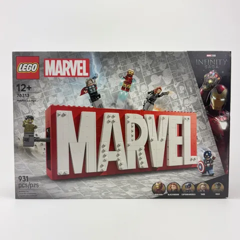 LEGO Marvel Avengers Marvel Logo Set 76313 Infinity Saga 5 Minifigures 931 Pcs