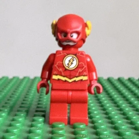 LEGO DC Super Heroes The Flash Minifigure Red Suit Plastic Figure