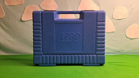 Vintage LEGO Blue Carrying Case 1985