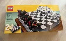 LEGO Chess 40174 2 in 1 Complete Set, 1450 Pieces, Ages 9+, Boxed