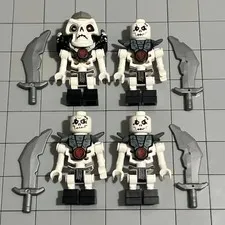 LEGO Ninjago Skeleton Minifigure Lot of 4 Chopov 2114 D4 65