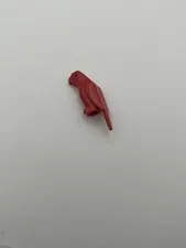 Vintage LEGO Minifigure Mini Figure Animal Pet Bird Parrot Red Legoredo