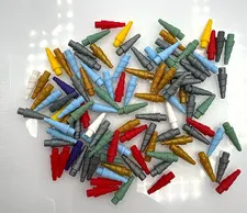LEGO bulk lot of 100 89522unicorn horn claw fang space monster animal weapon
