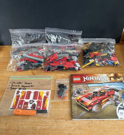 LEGO NINJAGO X-1 Ninja Charger 71737 100% Complete With 10 Year Anniversary Cole