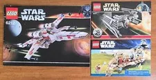 NO BRICKS- LEGO 6212, 8017, 7929 Star Wars Manuals Only Lot-3