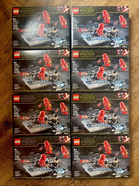 Sealed LEGO Star Wars: Sith Troopers Battle Pack Lot 8x (75266) - Army Building