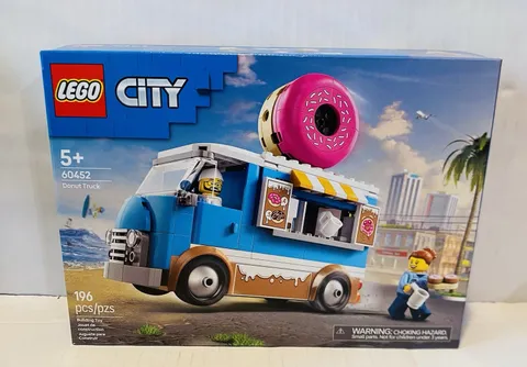 LEGO 60452 City Donut Truck New Sealed Retiring Soon Fast Ship Food NISB