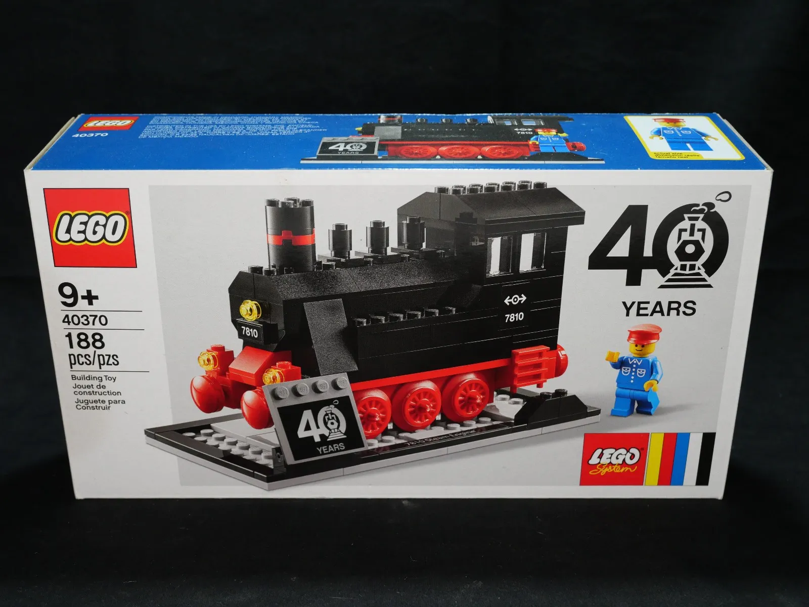 LEGO 40370 40 Years of LEGO Trains  9+ 188 Pieces 2020 Sealed Anniversary