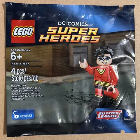 LEGO DC Comics Super Heroes: Plastic Man (5004081) - New Sealed Polybag Minifig