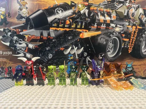 LEGO Ninjago Villians Minifigure Lot of 11: Serpentine, Blizzard + Time Samurai