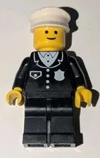 LEGO 1970s 1980s Classic Town Minifigure City Police Officer Minifig Guy cop001