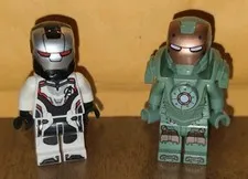 Lego Super Heroes Minifigures Scuba Ironman Sh0213 And War Machine Sh0564