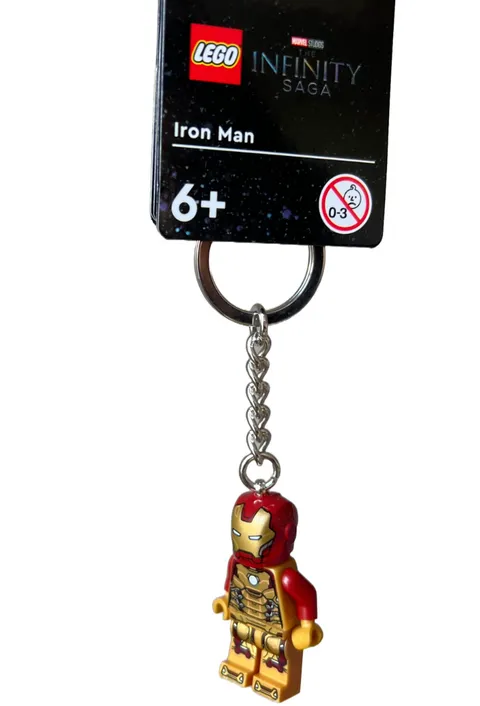 LEGO 854240 Iron Man Marvel Studios The Infinity Saga Keychain Minifigure New 6+