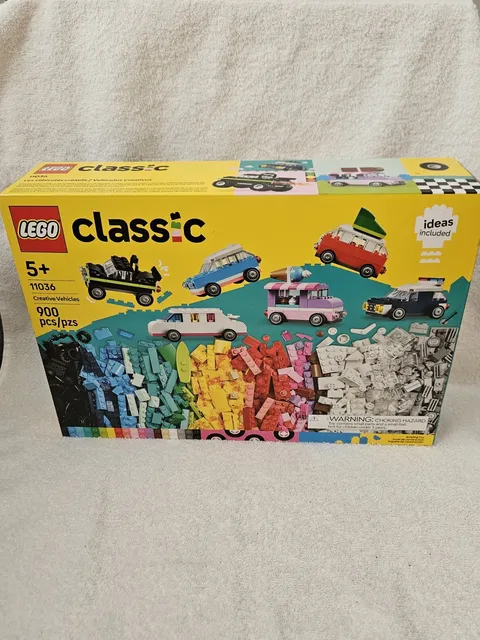 LEGO Classic Creative Vehicles (11036) Building Set 900 Pieces NEW / Sealed Box