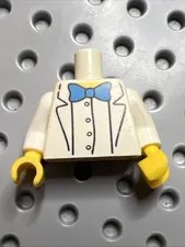 LEGO 973pb2000c01 Simpsons Professor Frink Replacement Torso Cracked Arm sim035