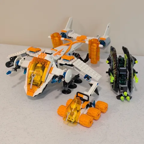 LEGO Mars Mission 7692 MX-71 Recon Dropship Complete Set All Stickers/Minifigs