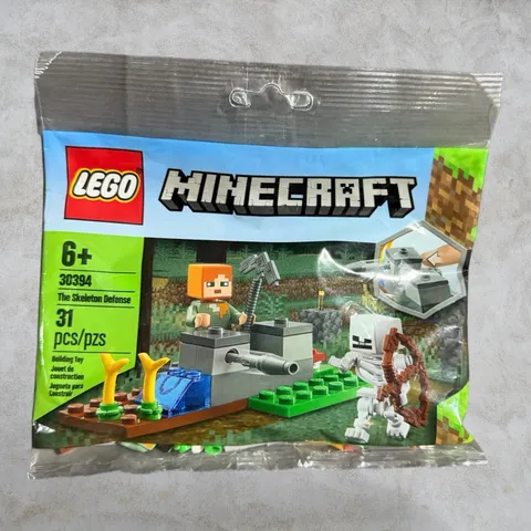 LEGO Minecraft: The Skeleton Defense Polybag (30394)  - Unopened - Brand New