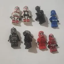 Custom LEGO Star Wars Minifigures Lot of 8 Storm Troopers