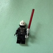 LEGO Star Wars Darth Vader Minifigure w/ Helmet & Red Lightsaber 2023 (no cape)