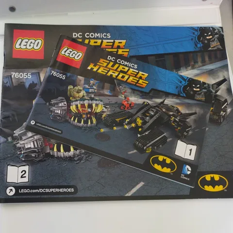 LEGO DC Comic 76055 Batman Killer Croc Sewer Smash Instruction Guide MANUAL ONLY