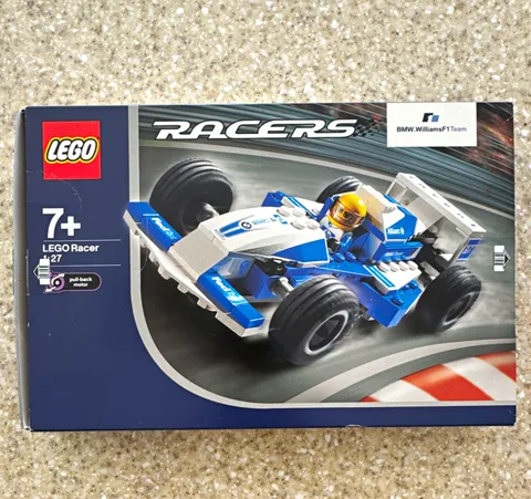 LEGO 8374 Williams F1 Team Racer Pull-Back Motor Racers 27 pcs Box Instr