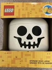 New LEGO Skeleton Large Storage Head Container Halloween