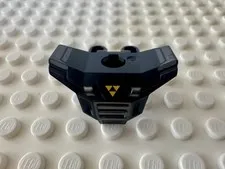 LEGO Minifigure Armor Space with Square Shoulder Blacktron I Logo 11260pb02