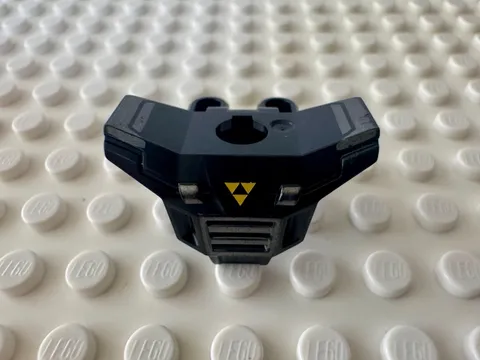 LEGO Minifigure Armor Space with Square Shoulder Blacktron I Logo 11260pb02