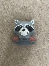 LEGO - Minifig, Head Modified Raccoon w/ Brown Shoulder Pads (Rocket) 