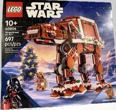 LEGO Star Wars Gingerbread AT-AT (BUILD ONLY) Walker 40806 (NO MINI FIG