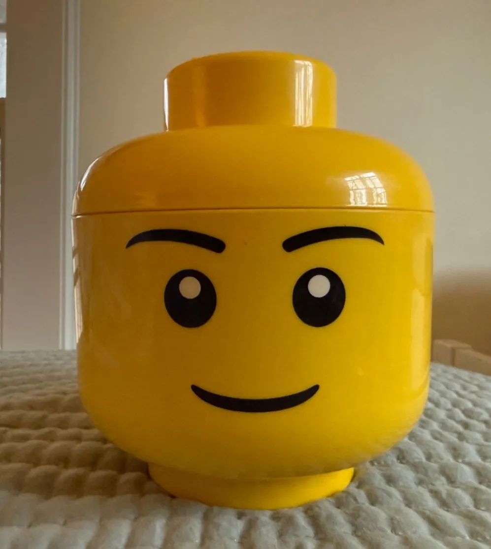 LEGO 4032 Storage Large Yellow Head Boy RARE discontinued
